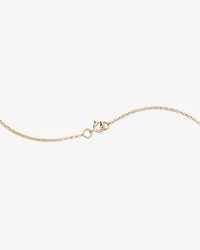 "F" Initial Necklace with 0.10 Carat TW of Diamonds in 10kt Yellow Gold