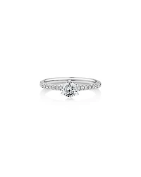 Sir Michael Hill Designer Engagement Ring with 0.70 Carat TW of Diamonds in 18kt White Gold