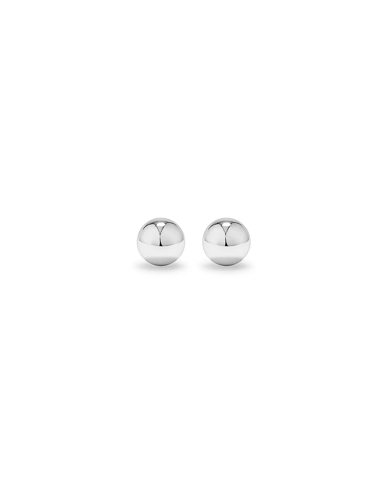 Boucles d'oreilles clous en forme de boule de 4 mm en argent sterling