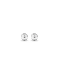 Boucles d'oreilles clous en forme de boule de 4 mm en argent sterling