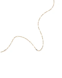 1.6mm Wide Paperclip 3 and 1 Chain in 10kt Yellow Gold