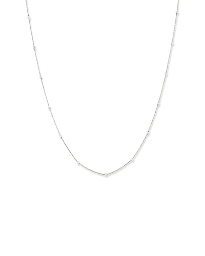 45cm (18") 2mm-2.5mm Width Adjustable Bead Necklace 10kt Yellow Gold
