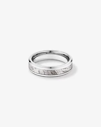 6mm Tungsten and Meteorite Wedding Band