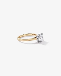 2.32TW Round Brilliant Laboratory-Grown Diamond Solitaire Ring 14kt Yellow and White Gold