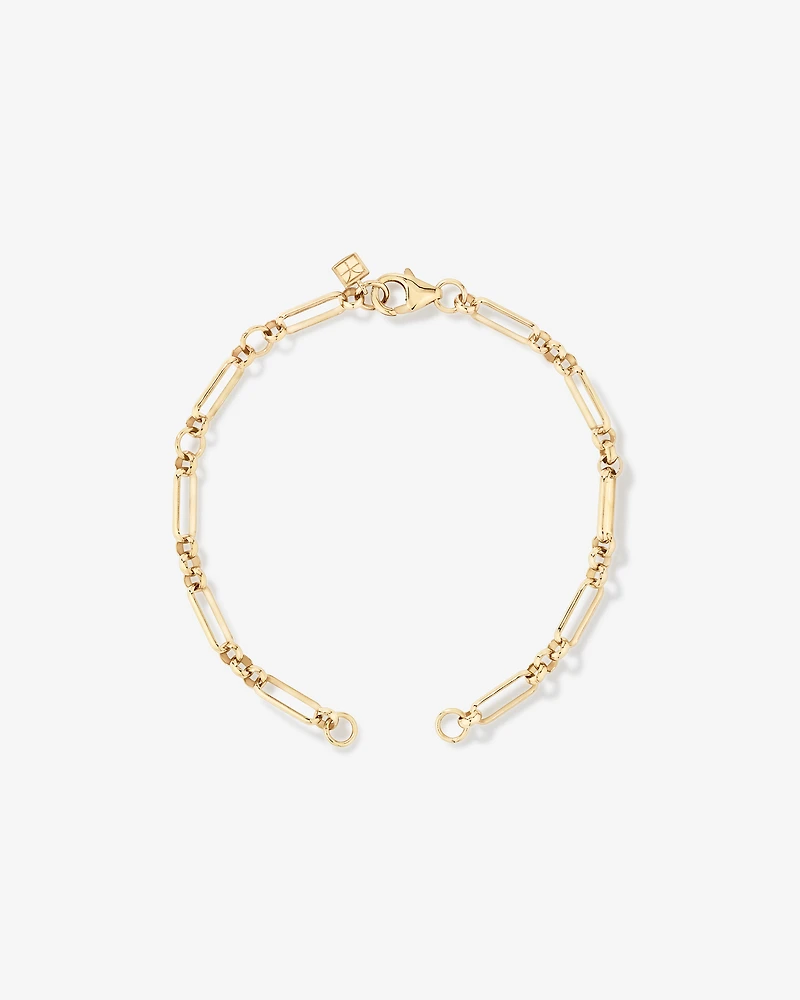 18cm (7.1") Solid Open Bracelet in 10kt Yellow Gold