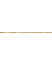 55cm (22") 6.3mm Width Solid Concave Bevelled Curb Chain in 10kt Yellow Gold