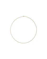 50cm (20") 1.96mm Width Semi Solid Curb Chain in 10kt Yellow Gold