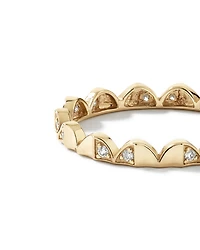 Signature Connect Curve Diamond Ring in 10kt Yellow Gold