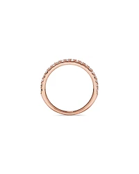 Wedding Band with 0.34 Carat TW of Diamonds in 14kt Rose Gold