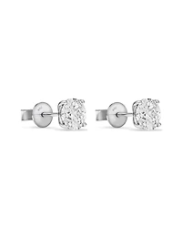 2,00 carats TW Boucles d’oreilles solitaires en diamant cultivé en laboratoire en or blanc 14 carats