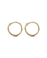 Mini Hoop Earrings in 10kt Yellow Gold