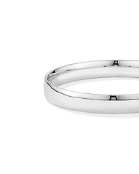 10mm Solid Round Bangle in Sterling Silver
