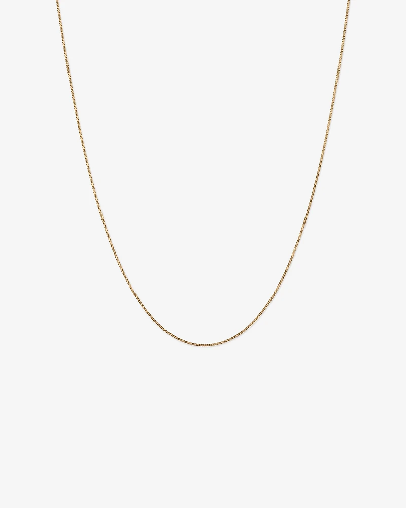 45cm (18") Curb Chain in 10kt Yellow Gold
