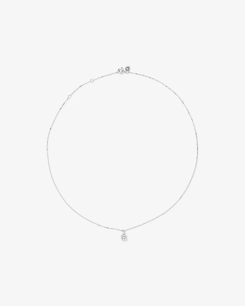 0.50 Carat TW Diamond Solitaire Pendant 18kt Yellow Gold