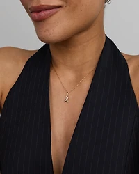 0.05TW Cancer Ribbon Pendant in 10kt Gold