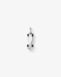 Teal Racing Car Pendant in Sterling Silver
