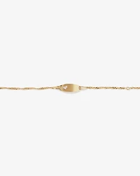 14cm (5.5") Baby Identity Bracelet in 10kt Yellow Gold