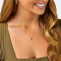 Initial Pendant in 10kt Yellow Gold