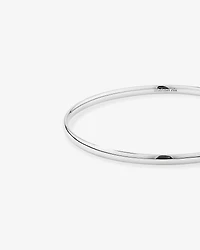 3.7mm Solid Round Bangle in Sterling Silver