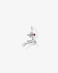 Reindeer Pendant in Sterling Silver