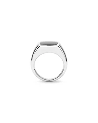 Ring with Black Onyx Sterling Silver