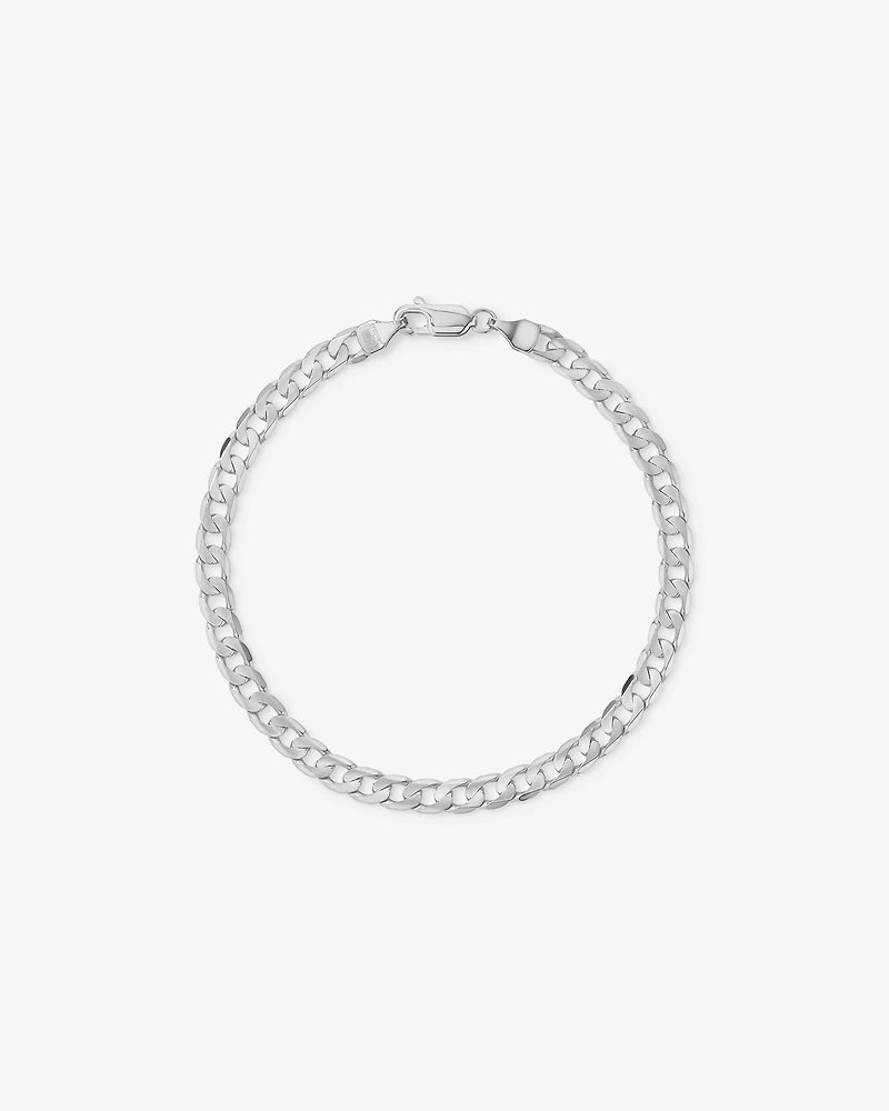 19cm (22") 4.5mm-5mm Width Curb Bracelet in 10kt Gold