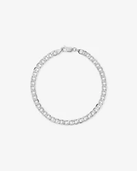 19cm (22") 4.5mm-5mm Width Curb Bracelet in 10kt Gold