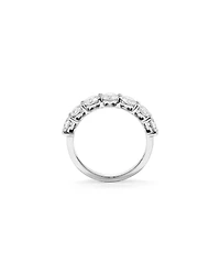 Bague de mariage en diamant ronde brillante cultivée laboratoire 2,00 carats TW or blanc 14