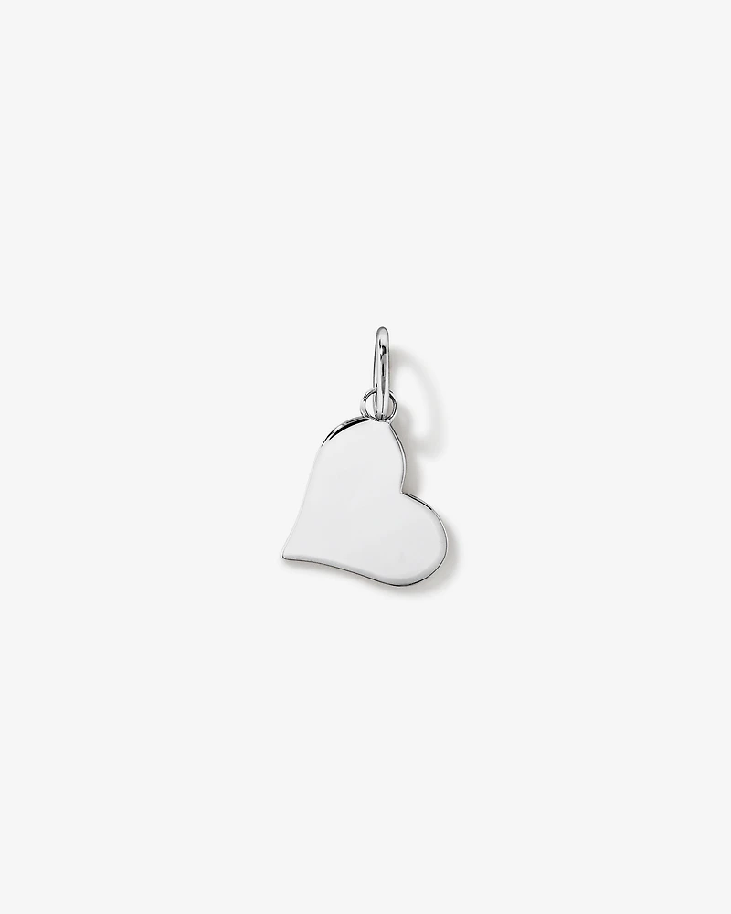 Pendentif coeur d'amour en argent sterling