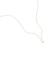 Necklace With 0.08 Carat TW Diamonds in 10kt Yellow Gold