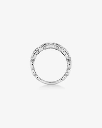 3 Row Bubble Ring with 3.00 Carat TW Diamonds in 14kt Gold