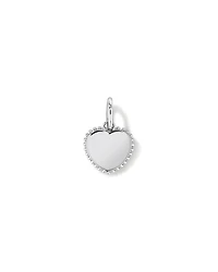 Mother of Pearl Love Heart Pendant in Sterling Silver