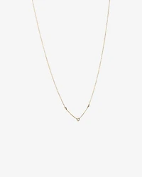 Necklace with 0.10 Carat TW of Diamonds in 10kt Yellow Gold