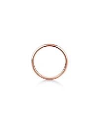 Alliance bombée en or rose 10 K, 5 mm