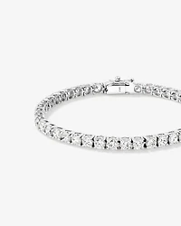 Bracelet rivière en argent sterling avec zircon cubique