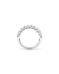 Bague de mariage en diamant ovale cultivée laboratoire 1,17 carat TW or blanc 14 carats