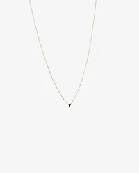 Emerald Trio Necklace in 10kt Yellow Gold