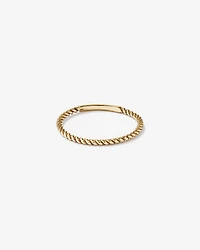 Twisted Band Ring in 10kt Yellow Gold