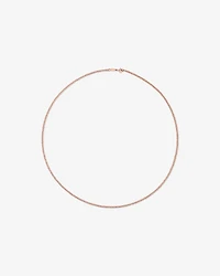Classic Curb Chain in 10kt Rose Gold