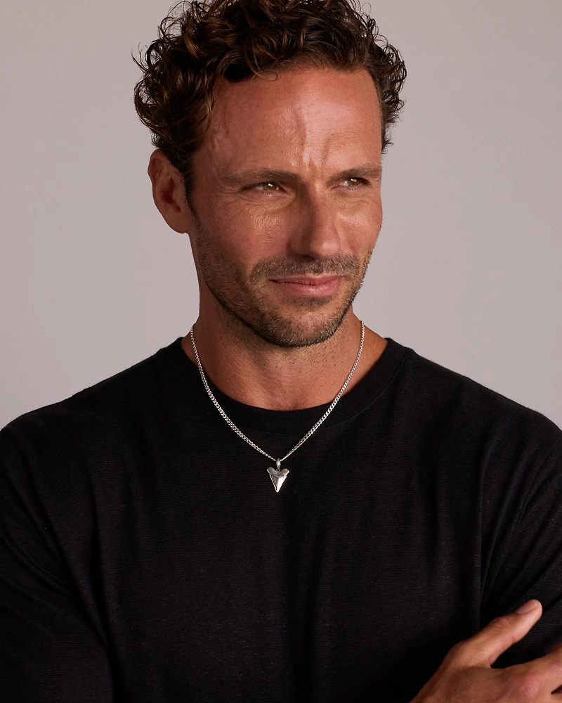 Pendentif Dent de Requin en Argent Sterling