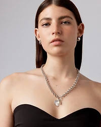 Engravable Shield Pendant in Sterling Silver