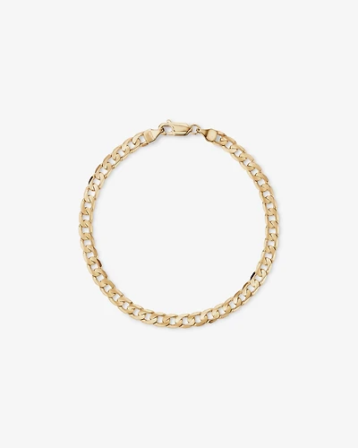 19cm (22") 4.5mm-5mm Width Curb Bracelet in 10kt Yellow Gold