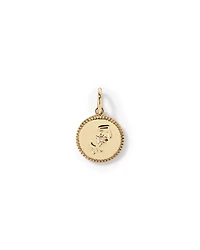 Pendentif zodiaque Sagittaire avec accents de diamants en or jaune 10 carats