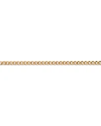 19cm (20") 3.75mm Width Semi Solid Diamond Cut Curb Bracelet in 10kt Yellow Gold