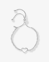 23cm (9.5") Heart Bracelet In Sterling Silver