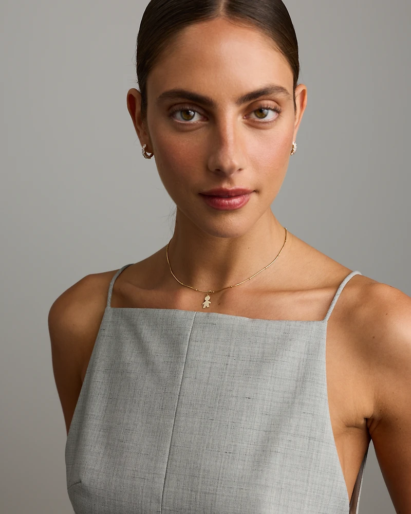 Pendentif garçon en or jaune 10 carats