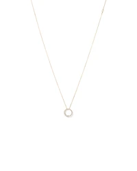 Collier de cercle gradué en diamants TW de 0,38 carat en or jaune 10 carats