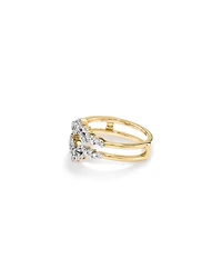 Enhancer Ring with 0.33 Carat TW of Diamonds in 14kt Yellow Gold