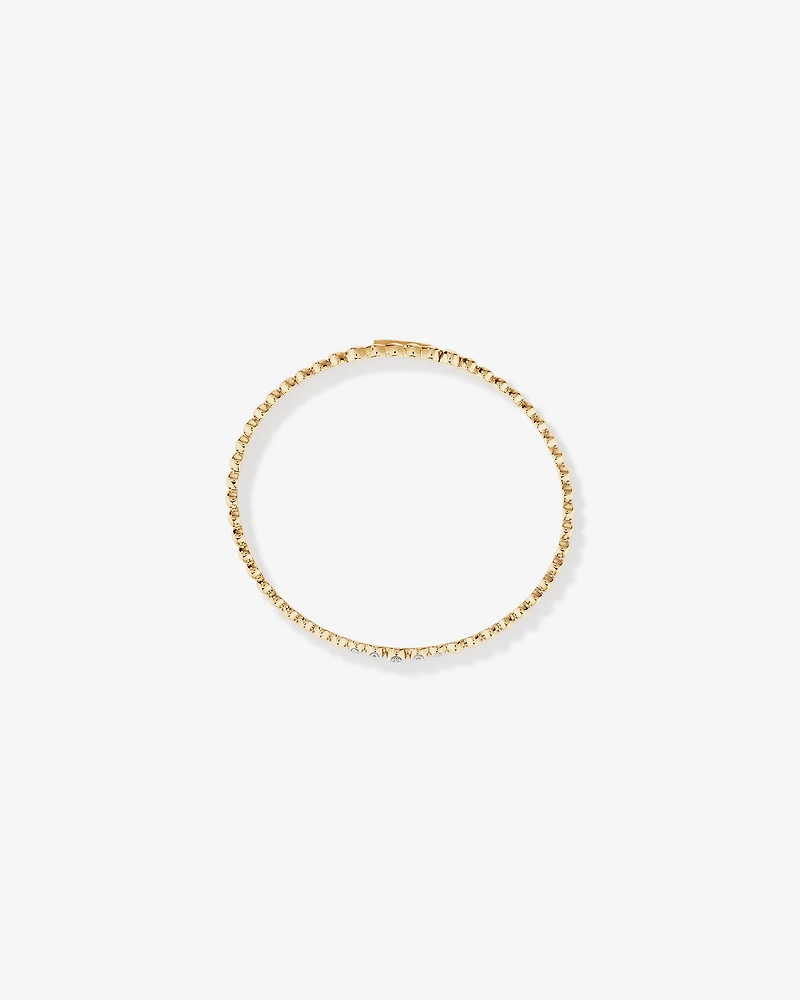 Bracelet Jonc Flex de Diamant de 0,25 Carat TW en Or Jaune 10kt