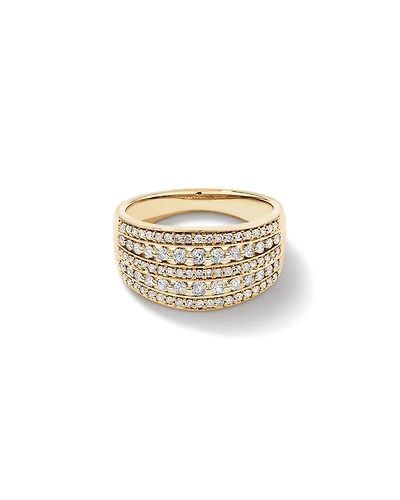 Bague TW Infinite Diamonds 0,70 carat en or jaune 10 carats